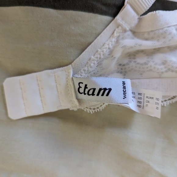 BNWOT Etam Paris white lace bra - Picture 4 of 6